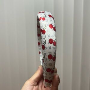 Cherry Patterned Headband Lv soft